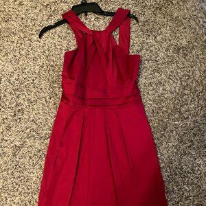 David's Bridal Y-Neck Dress